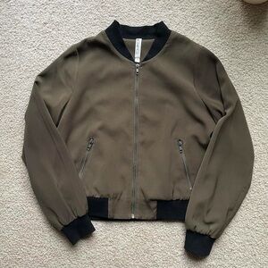 Nordstrom Khaki Bomber Jacket